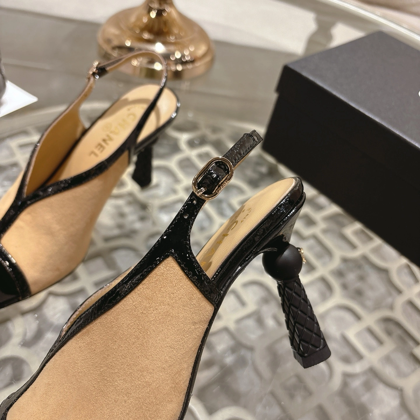 COCO-- 3h1958 G46538-B20969-U1768 cowhide Heel height ：8.5cm item:E-X541I2411